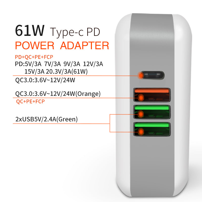 Power Adapter Multiport 4